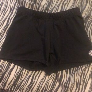 size small black spandex